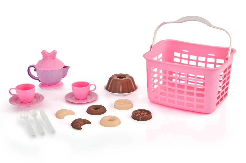 Cestinha Hora Do Chá - Usual Brinquedos - Com Muitos Docinhos