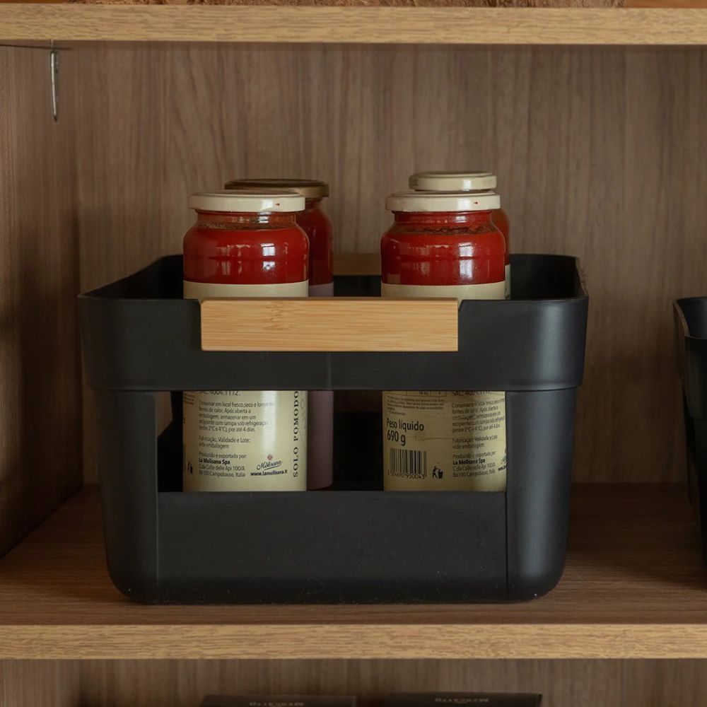 Cesto Lume Ou 14 Litros - PRETO FECHADO