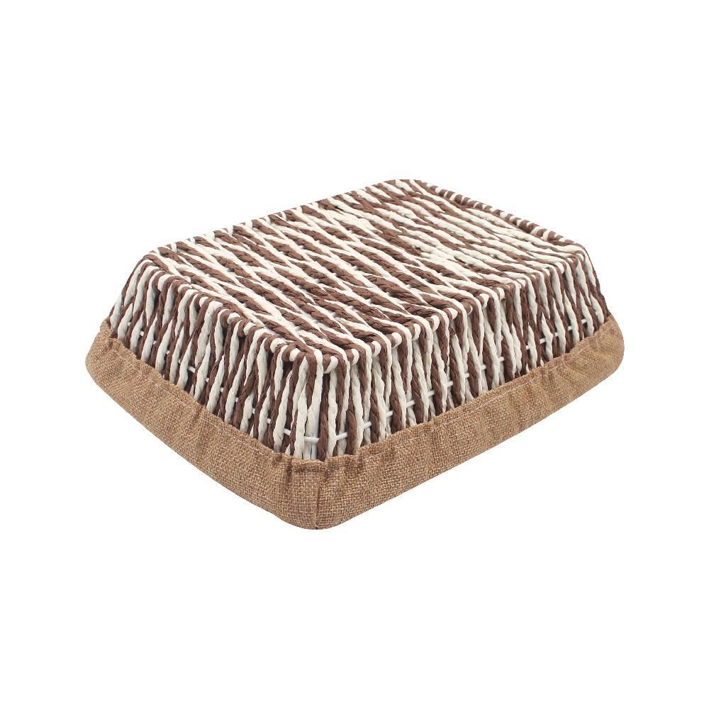 Cesto Retangular Com Forro Havan Casa 32 Cm - Natural