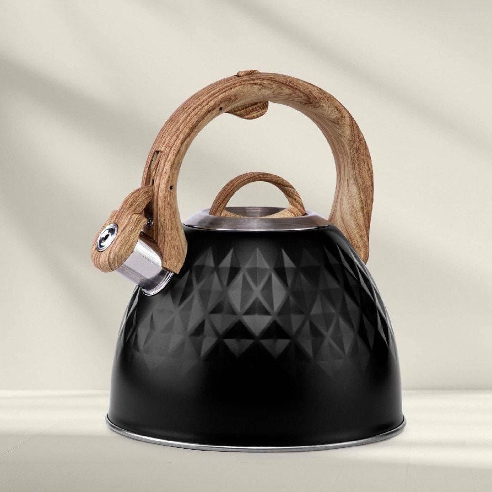 Chaleira Com Apito Diamante Havan Casa 2,7 Litros - Preto 