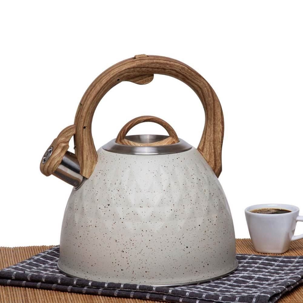 Chaleira Com Apito Diamond Havan Casa 2,7 Litros - Baunilha