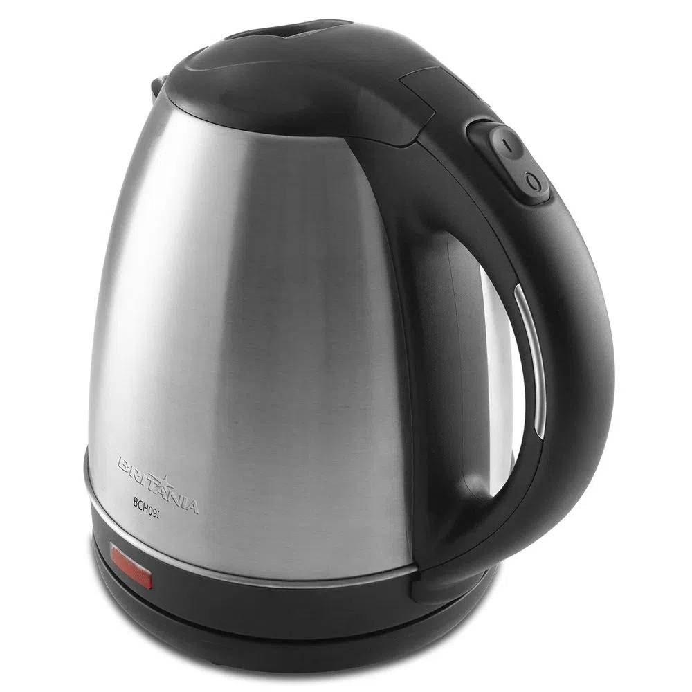 Chaleira Elétrica Britânia 1,2L Base 360 Inox BCH09I