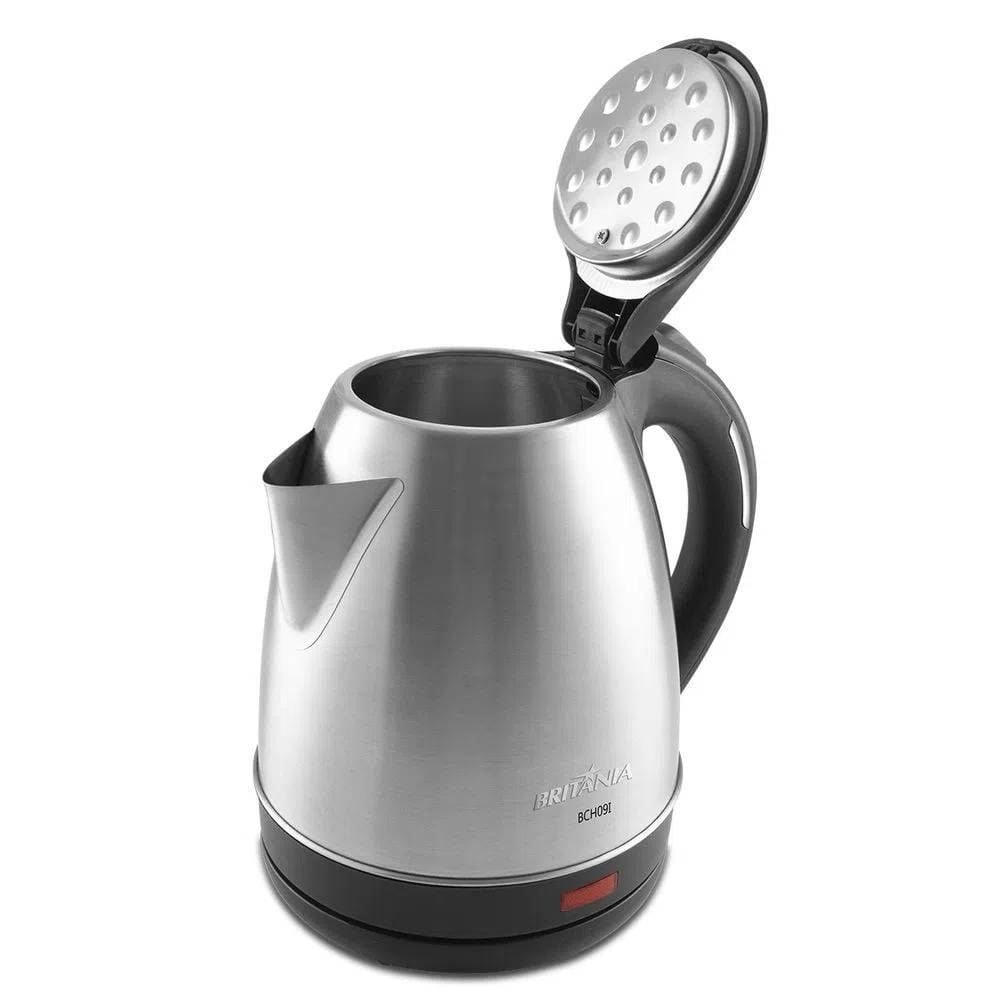 Chaleira Elétrica Britânia 1,2L Base 360 Inox BCH09I