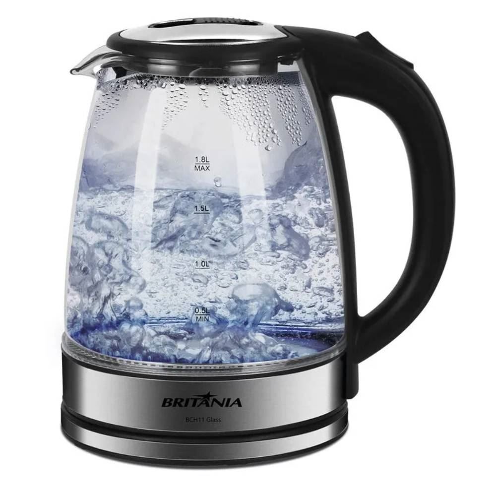Chaleira Elétrica Britânia Glass 1,8 Litro BCH11