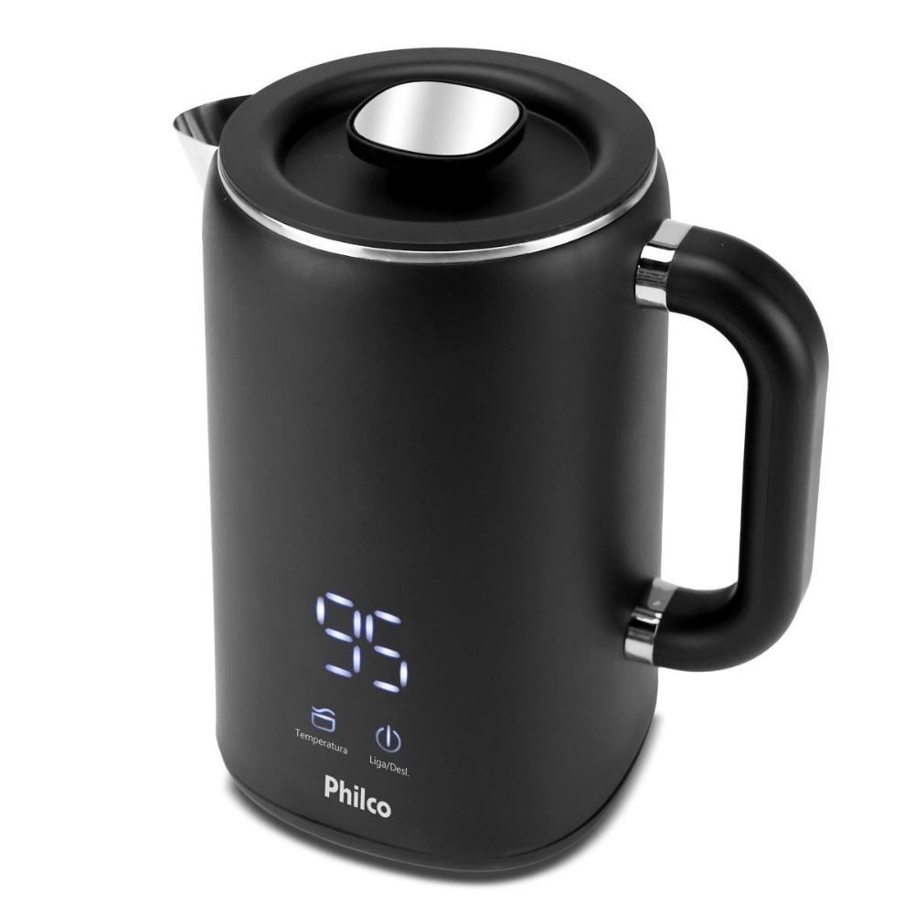 Chaleira Elétrica Philco 1,8L Painel Digital PCH18B