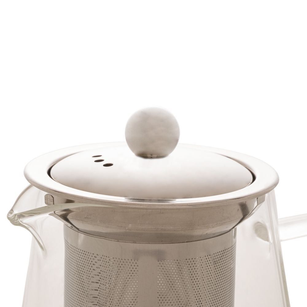 Chaleira Em Vidro Com Filtro Inox Lyor - 550ml