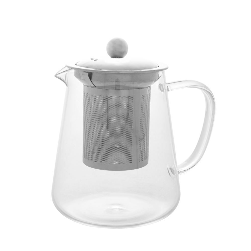 Chaleira Em Vidro Com Filtro Inox Lyor - 750 ml