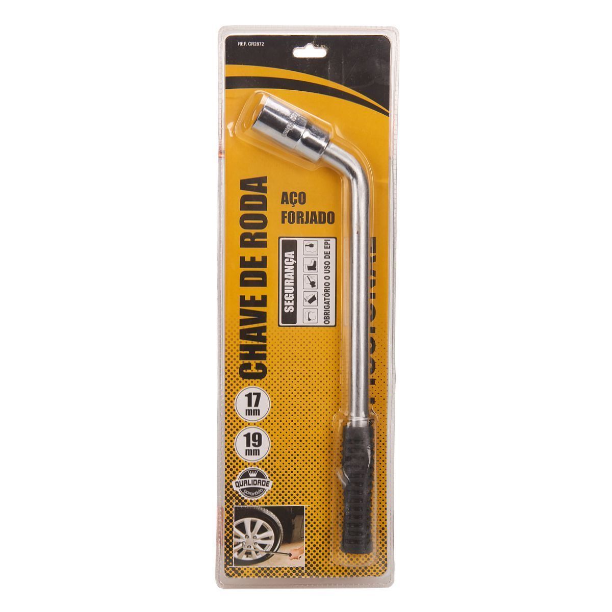 Chave de Roda 17mm/19mm Meghazine - Cromado