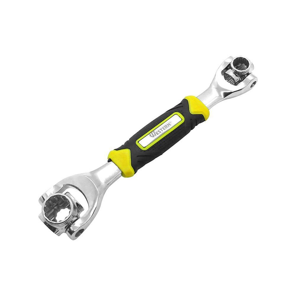 Chave Soquete Universal 48 Em 1 Multifuncional Western - Amarelo