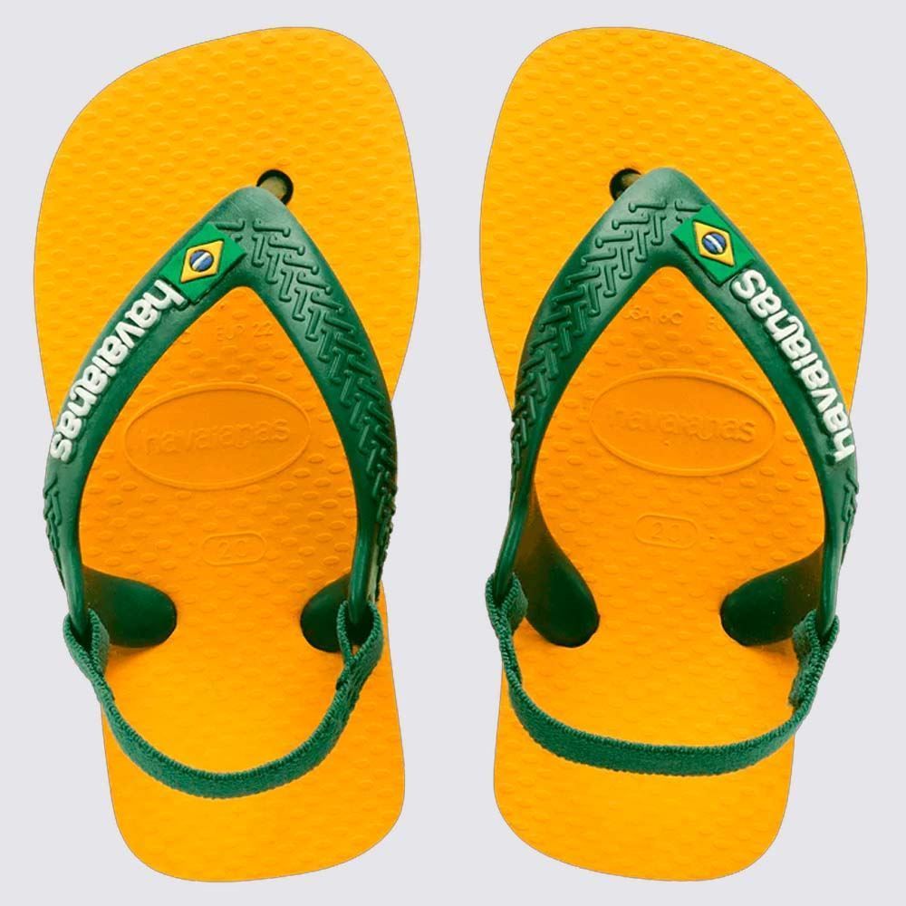 Chinelo Havaianas Bebê Brasil Logo