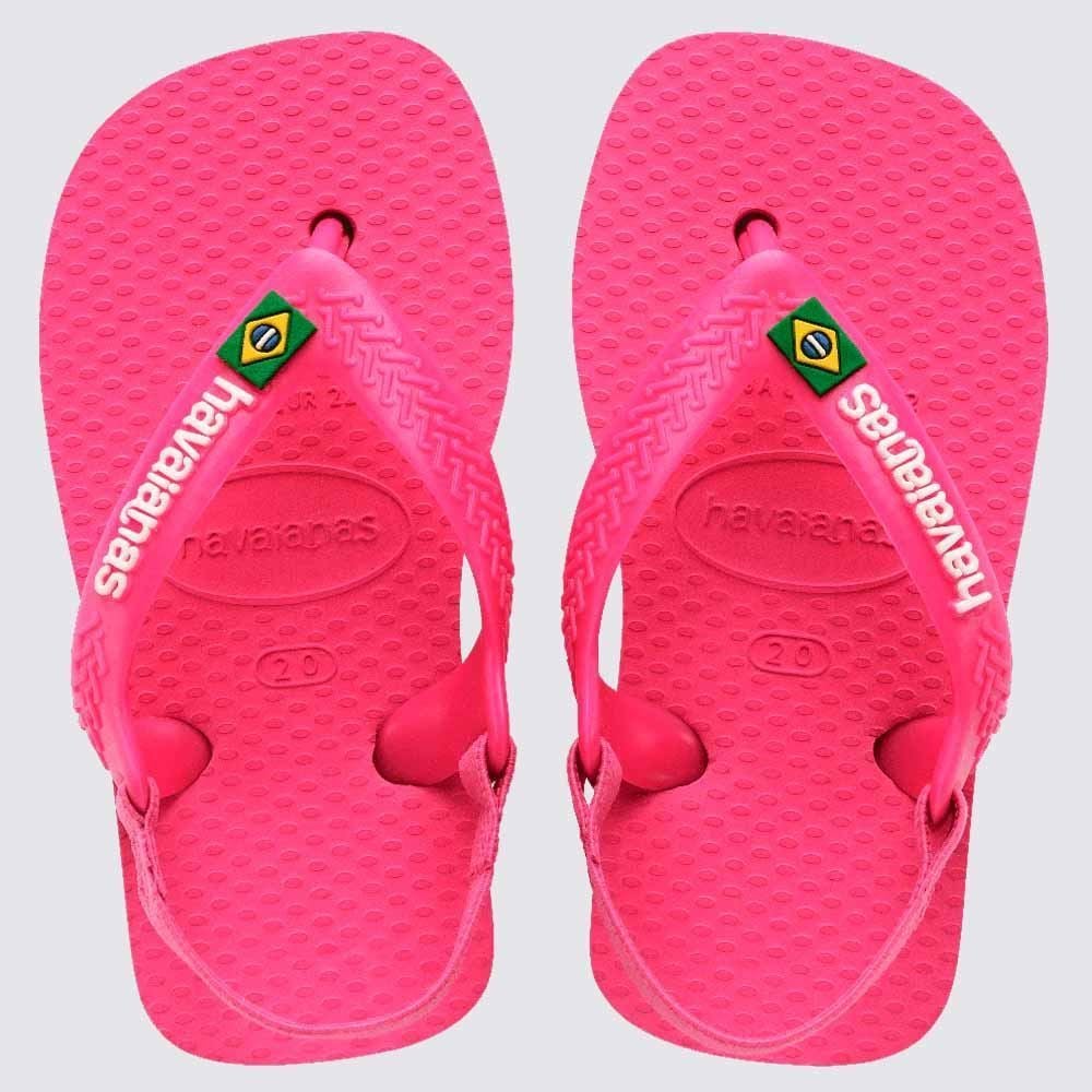 Chinelo Havaianas Bebê Brasil Logo