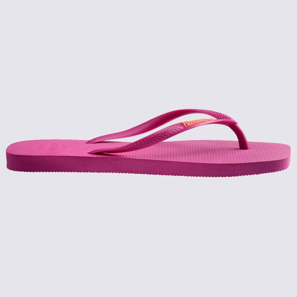 Chinelo Havaianas Feminino Slim Square Logo Pop Up
