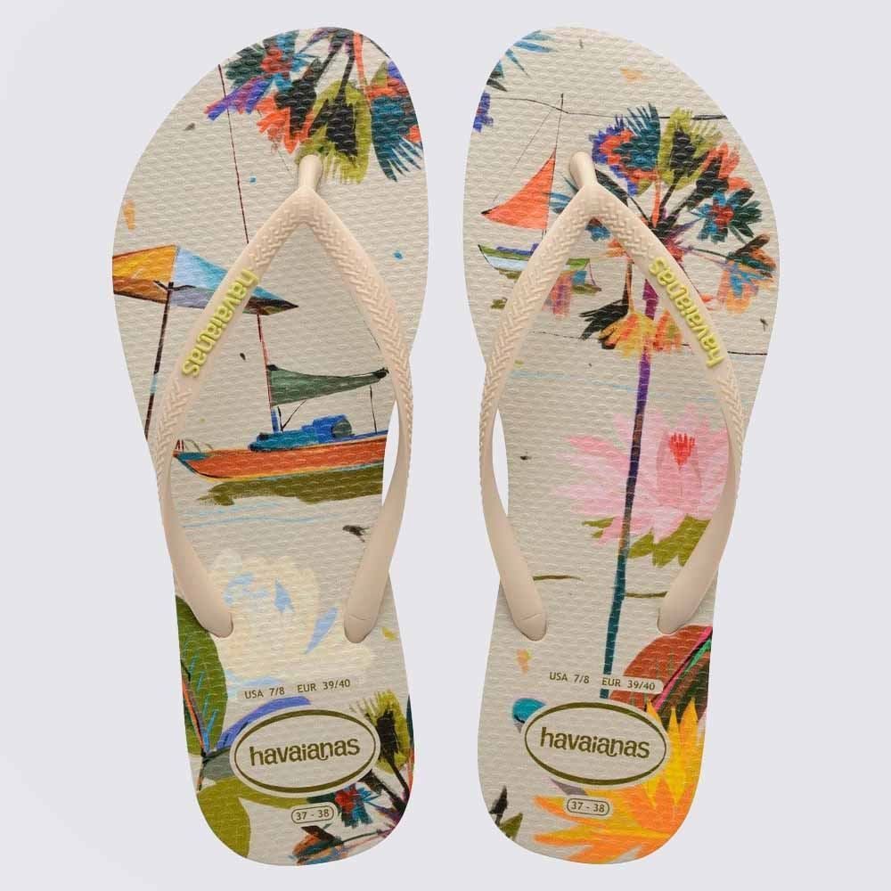 Chinelo Havaianas Feminino Summer Bliss Slim