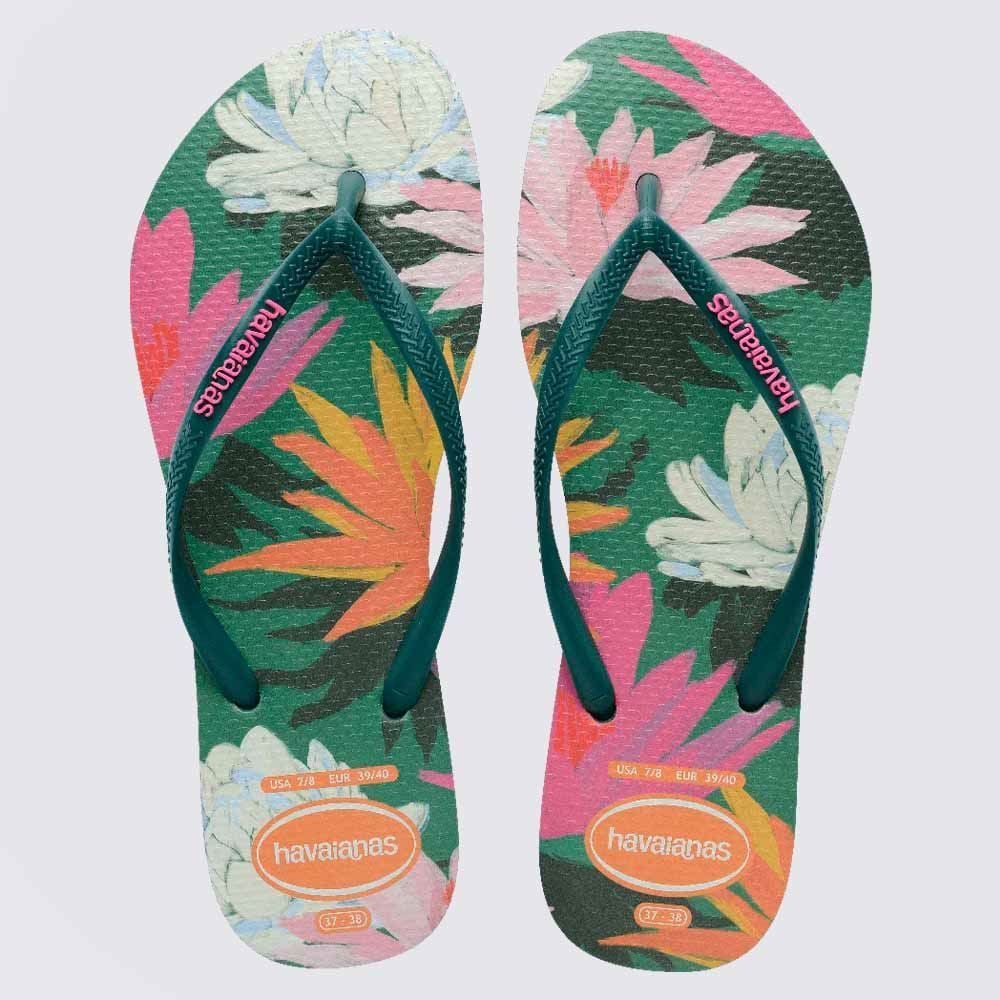 Chinelo Havaianas Feminino Summer Bliss Slim