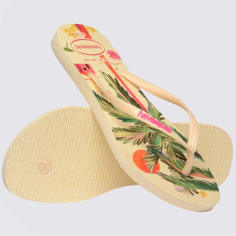 Chinelo Havaianas Feminino Summer Bliss Slim