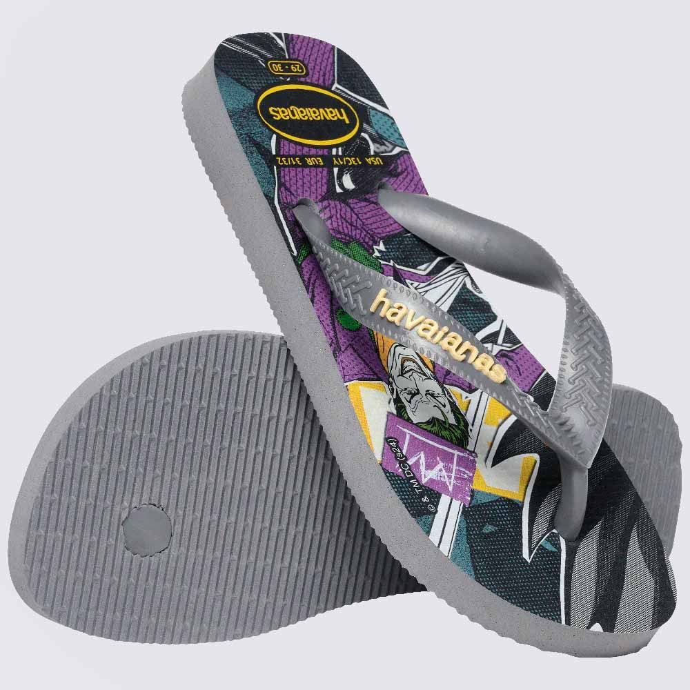 Chinelo Havaianas Infantil Batman Top Heróis DC