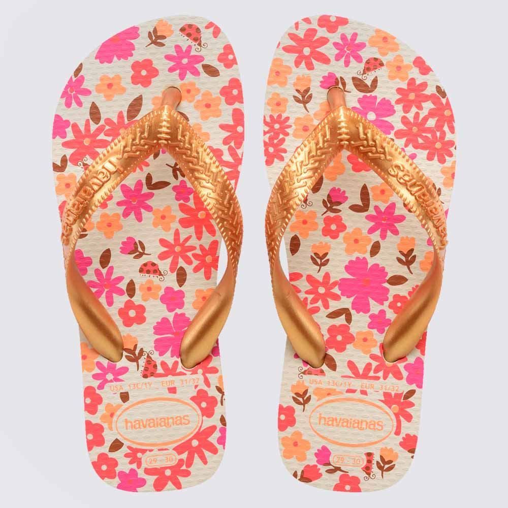 Chinelo Havaianas Infantil Flores