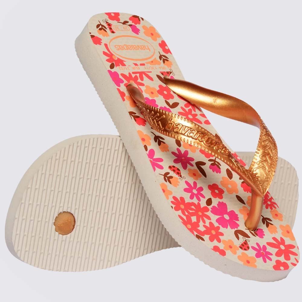 Chinelo Havaianas Infantil Flores