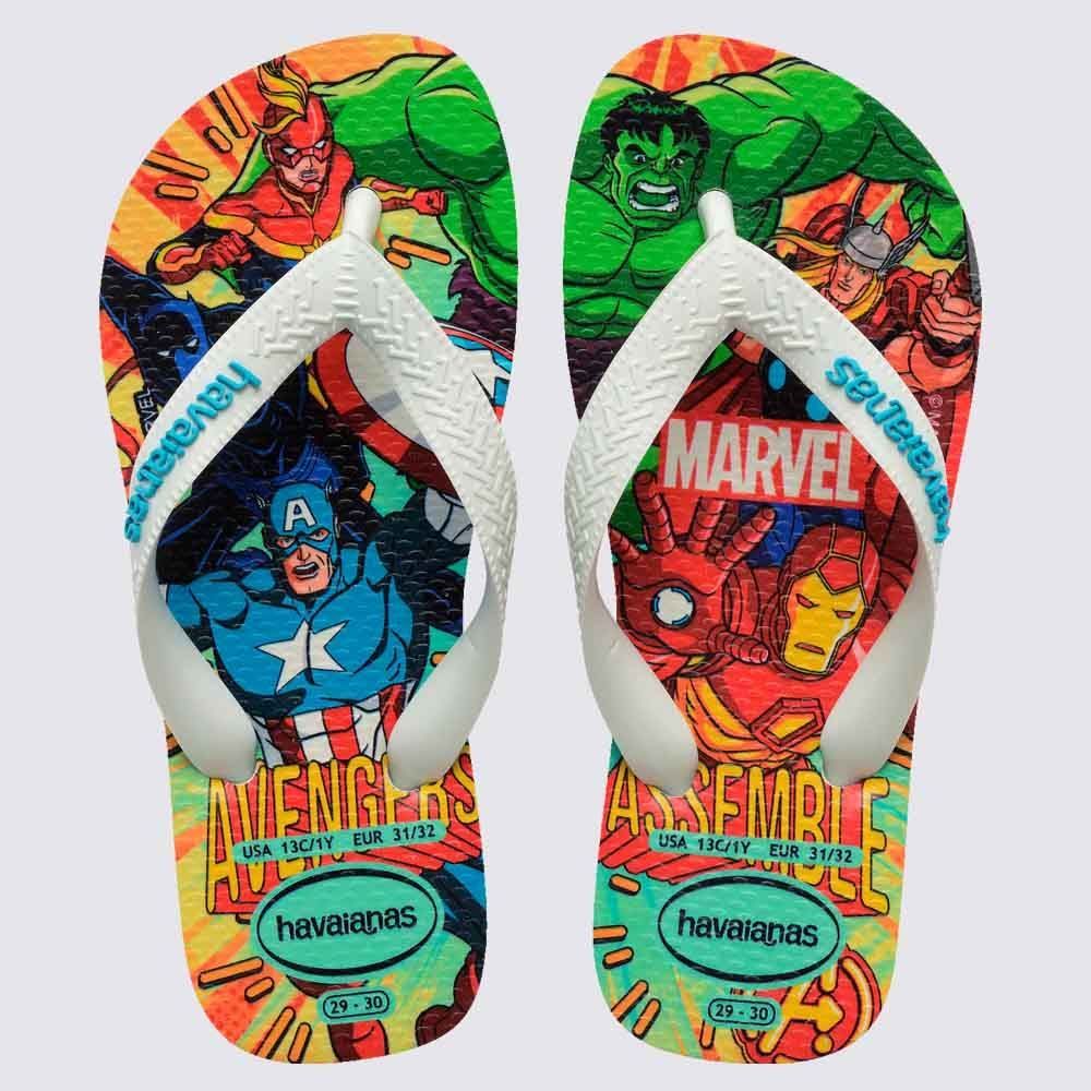 Chinelo Havaianas Infantil Top Marvel II