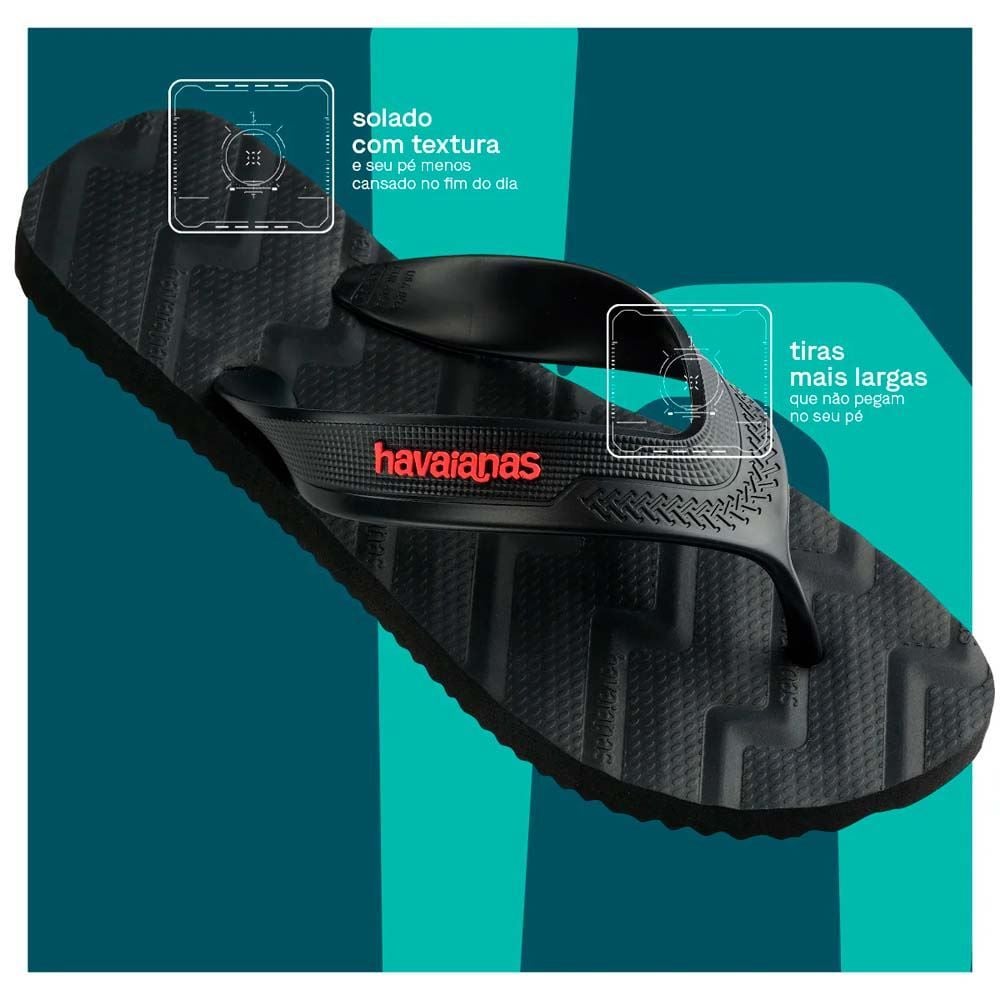 Chinelo Havaianas Masculino Track Waves