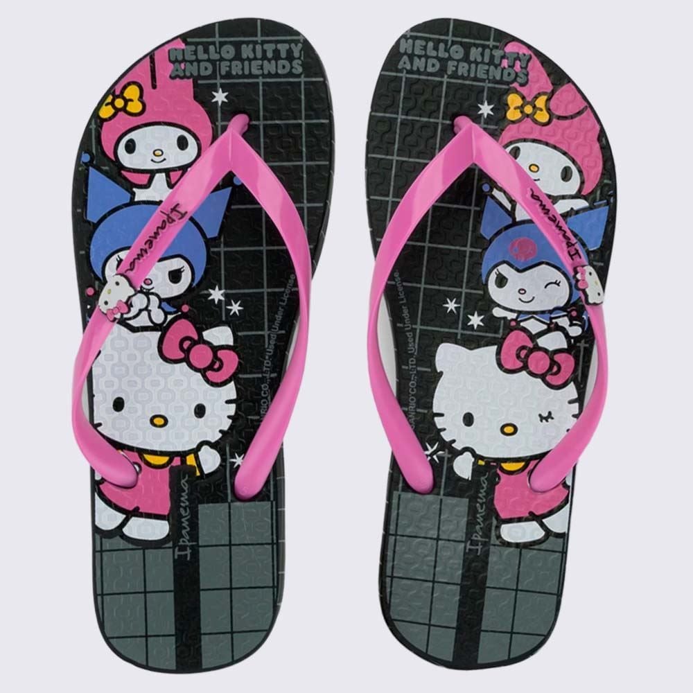 Chinelo Ipanema Feminino Hello Kitty And Friends