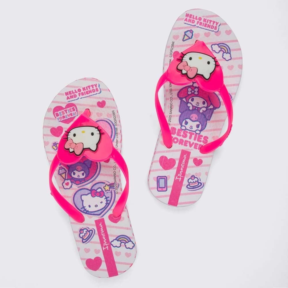 Chinelo Ipanema Infantil Hello Kitty And Friends
