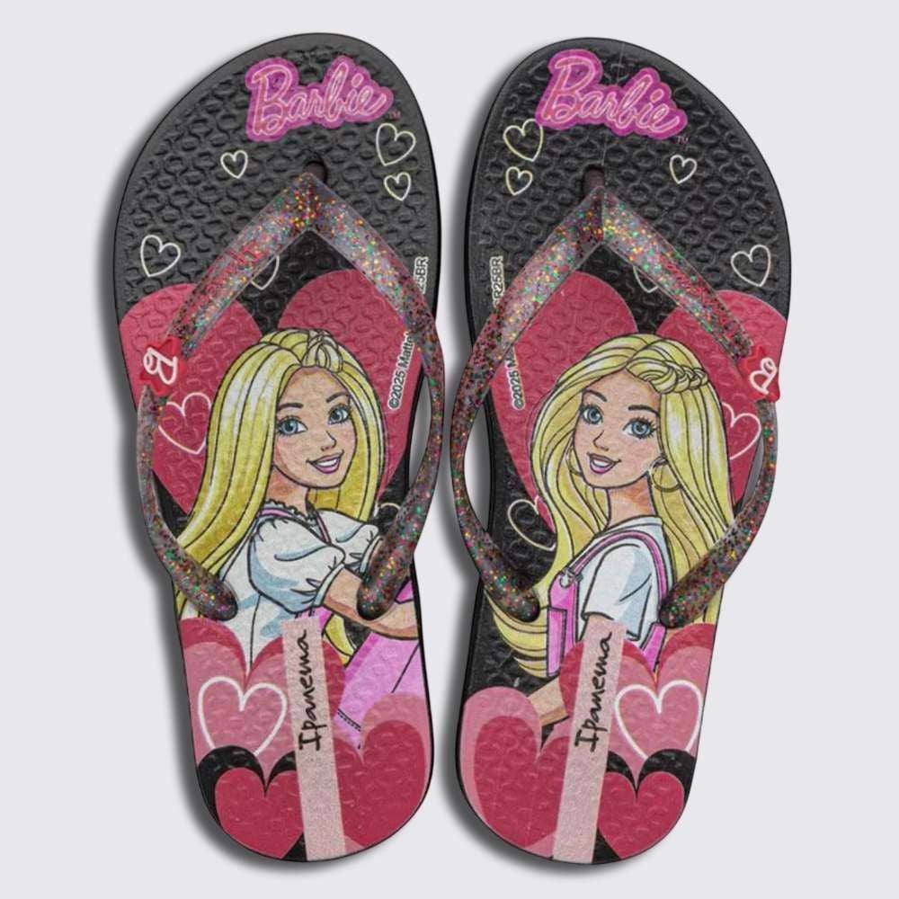 Chinelo Ipanema Infantil Menina Barbie Meu Encanto