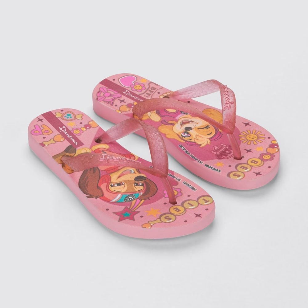 Chinelo Ipanema Infantil Menina Patrulha Canina