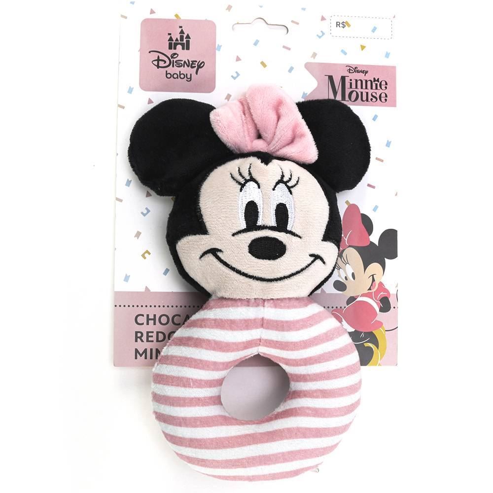 Chocalho Infantil Redondo Disney - Minnie