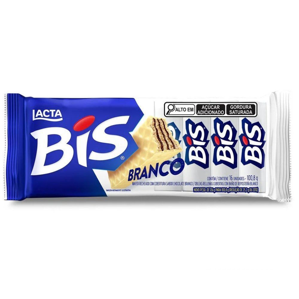 Chocolate Bis Branco Lacta - 100,8g