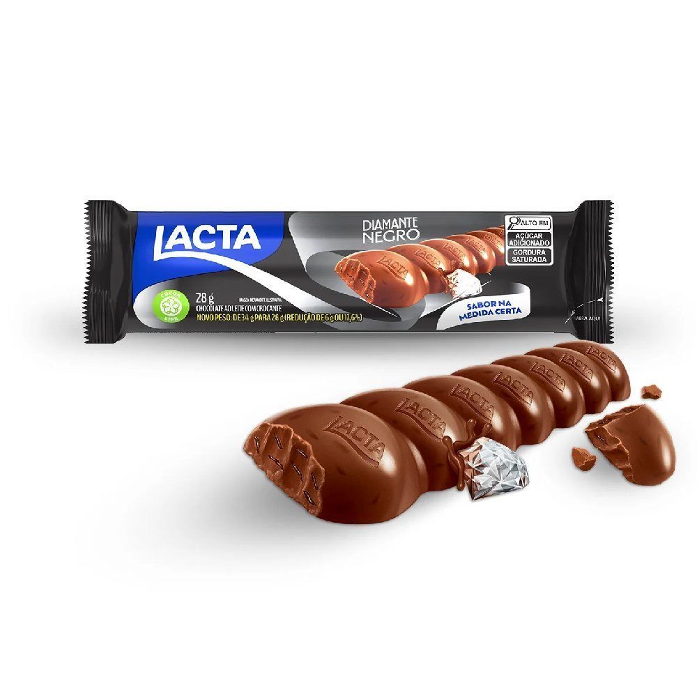 Chocolate Lacta Diamante Negro - 28g