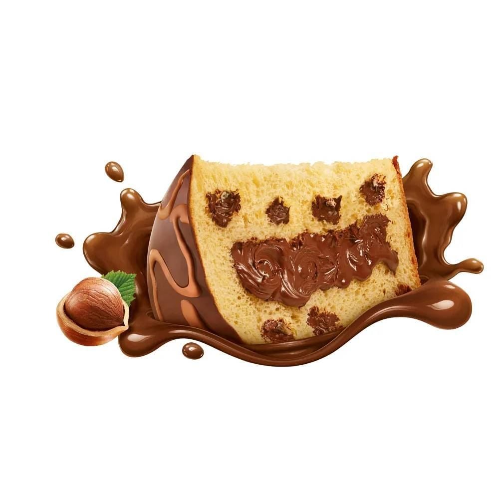 Chocottone Com Recheio De Chocolate E Avelã Bauducco - 450g