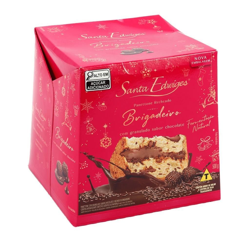 Panettone De Brigadeiro Com Granulado Santa Edwiges - 500g
