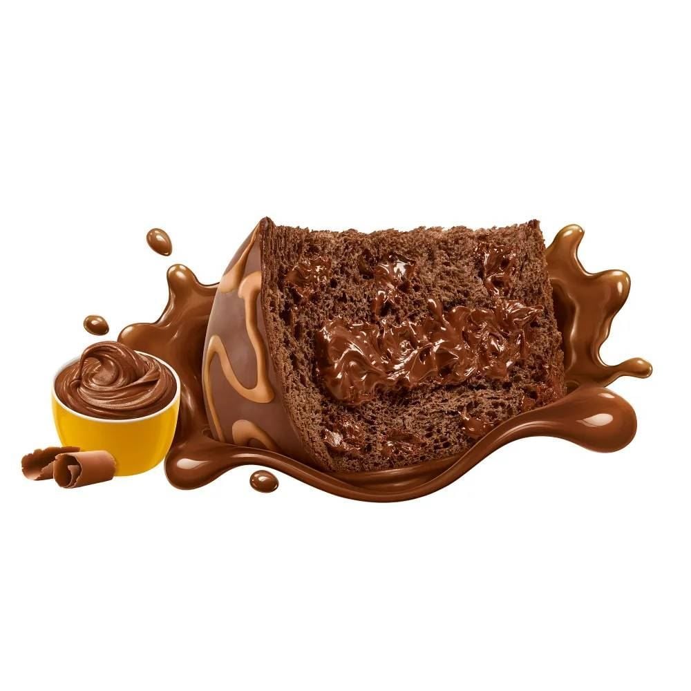 Chocottone Com Recheio Sabor Mousse De Chocolate Bauducco - 450g