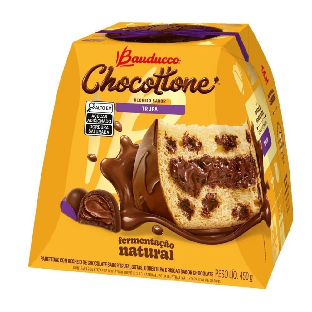 Chocottone Com Recheio Sabor Trufa Bauducco - 450g