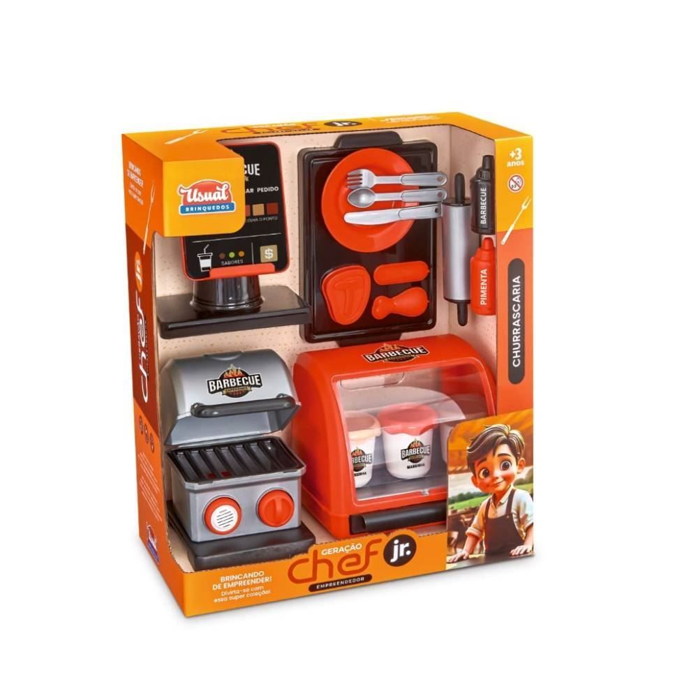 Churrascaria Geração Chef Jr Master Usual Brinquedos - 845