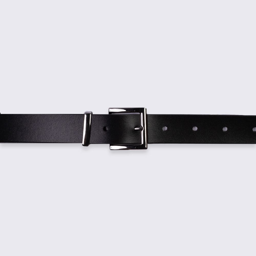 Cinto Feminino De Couro Sintético Fivela Grafite Boby Blues