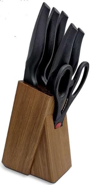 Cj Facas 7Pcs C/Cepo Cross