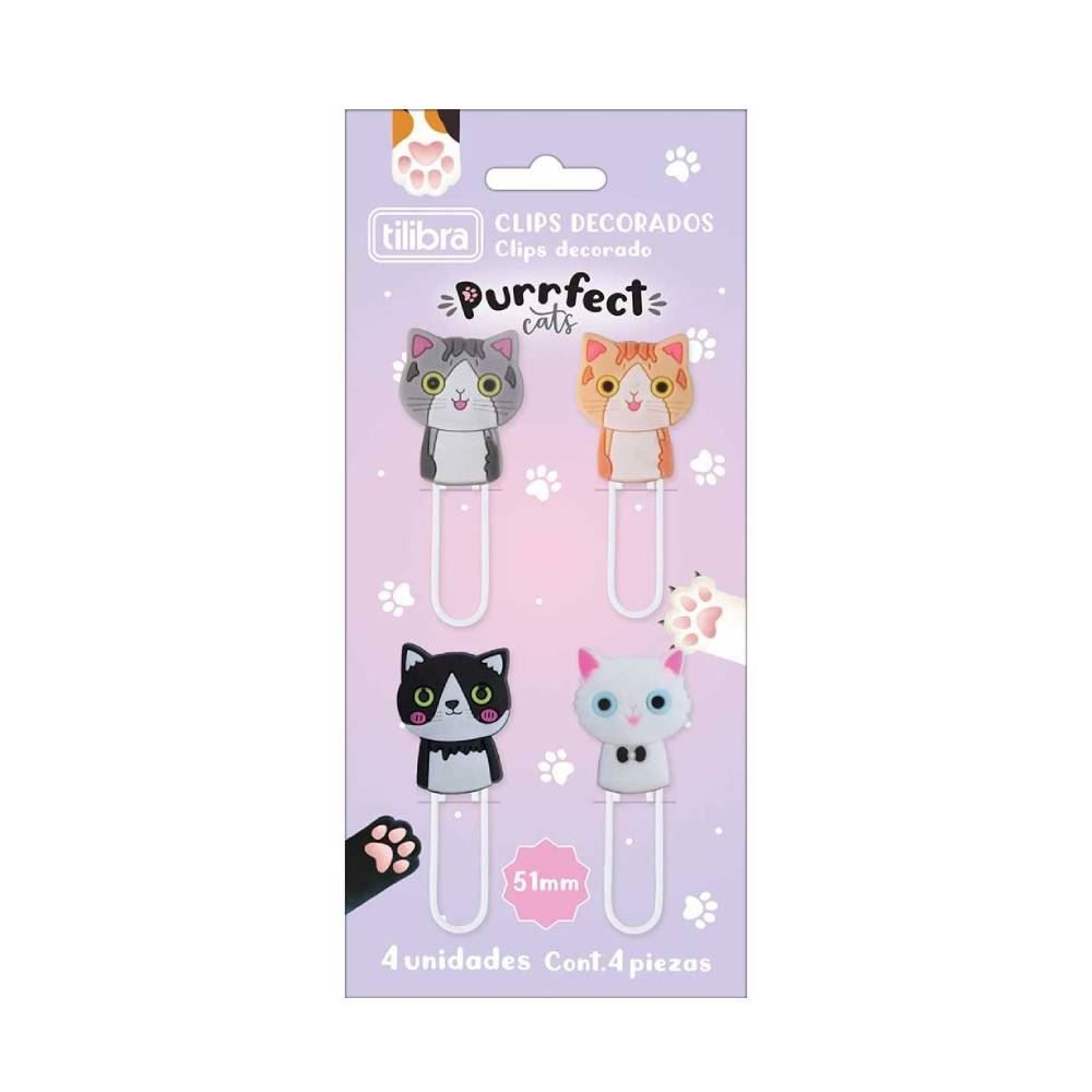Clips Purrfect Cats Tilibra - 891771