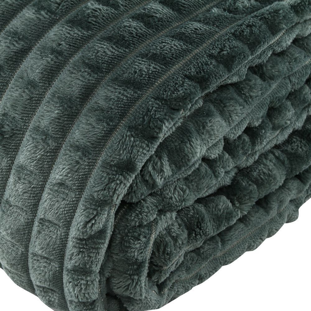 Cobertor Casal 100% Poliéster Diamond Havan Casa - Verde Malaquita