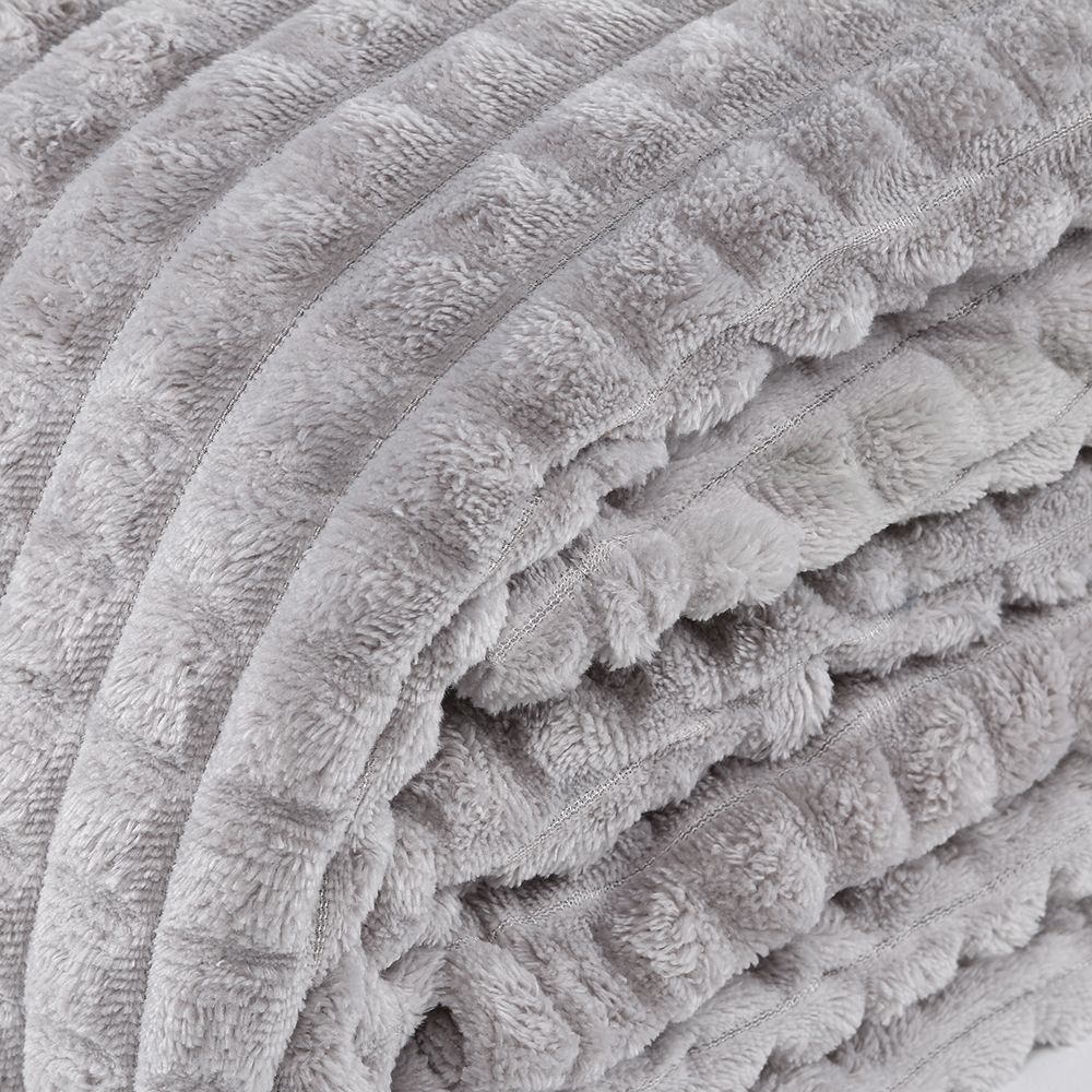 Cobertor Casal 100% Poliéster Diamond Havan Casa - Cinza Ice