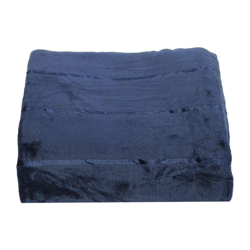 Cobertor Casal 100% Poliéster Elegance Havan Casa - Azul