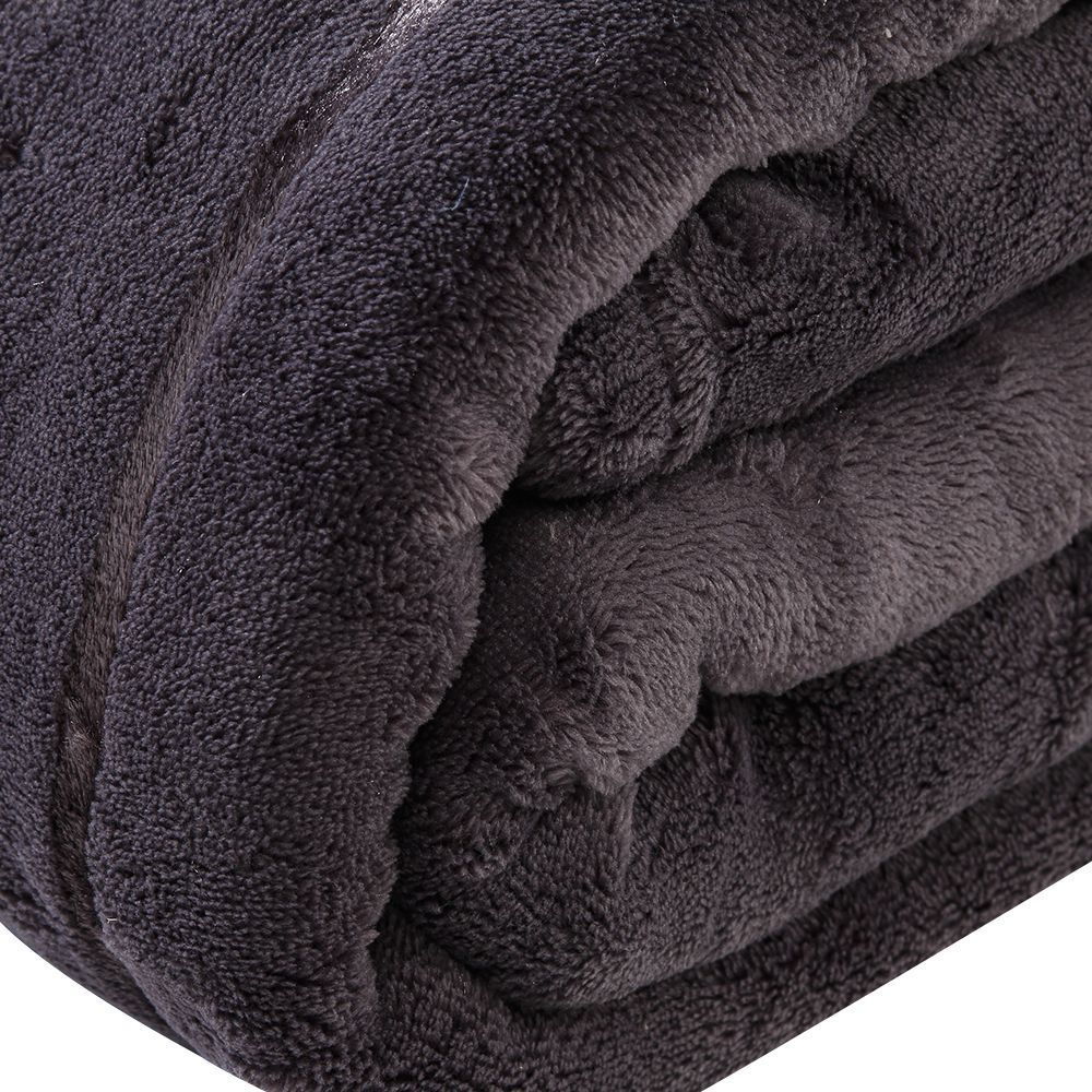 Cobertor Casal 100% Poliéster Elegance Stripe Havan Casa - Cinza Urbano