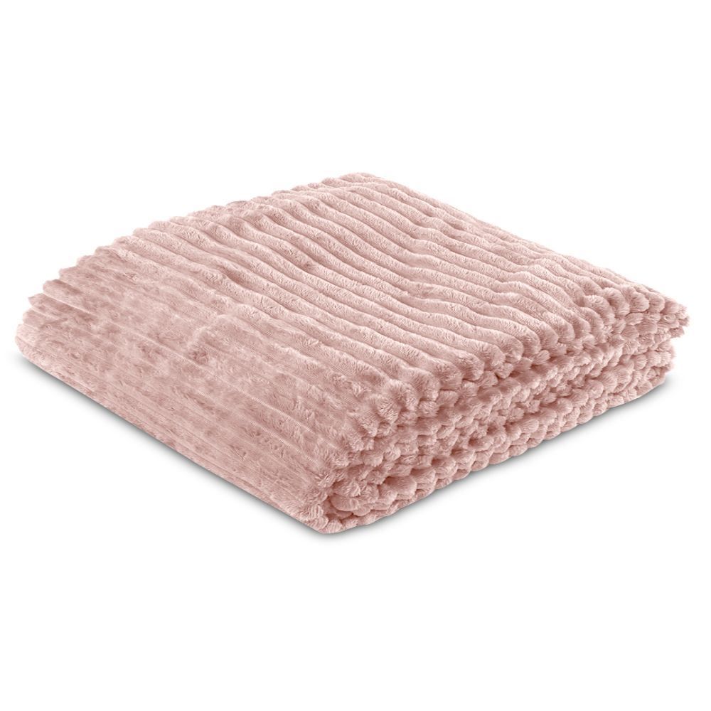 Cobertor Casal 100% Poliéster Montreal Havan Casa - Rosa Pálido 