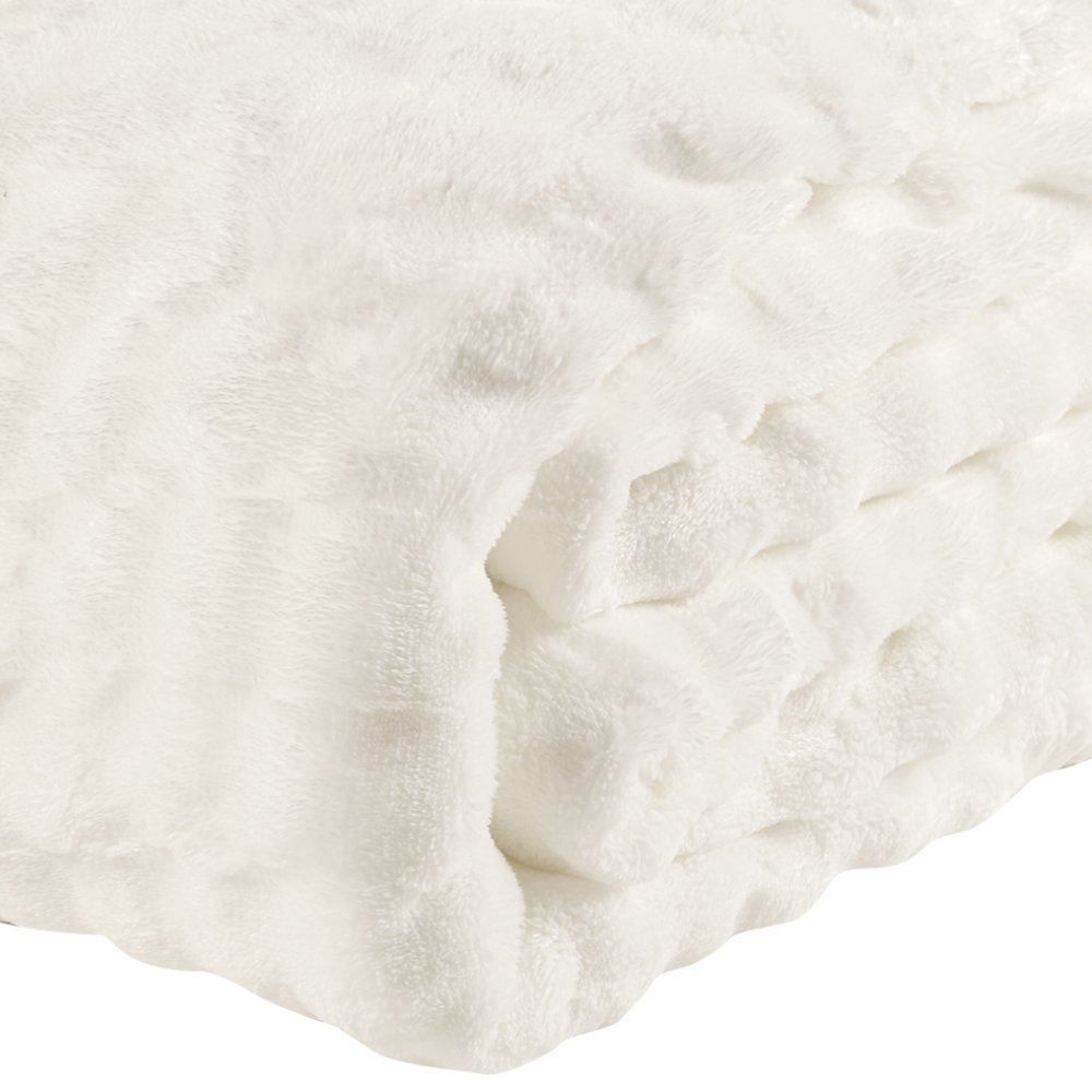 Cobertor Casal 100% Poliéster Requinte Havan Casa - Off White