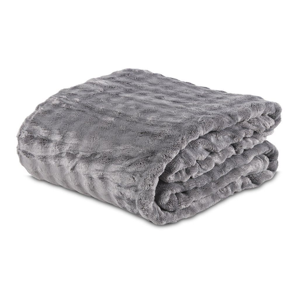 Cobertor Casal 100% Poliéster Requinte Havan Casa - Cinza