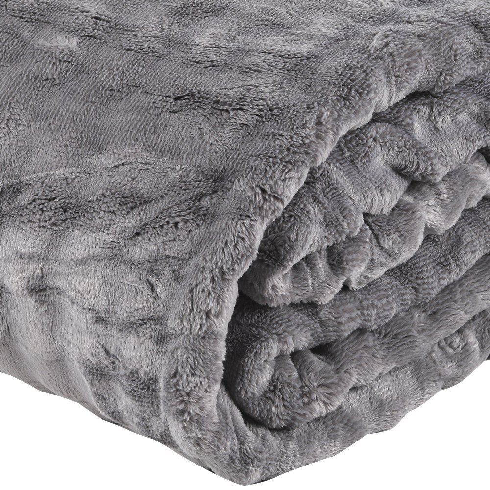 Cobertor Casal 100% Poliéster Requinte Havan Casa - Cinza