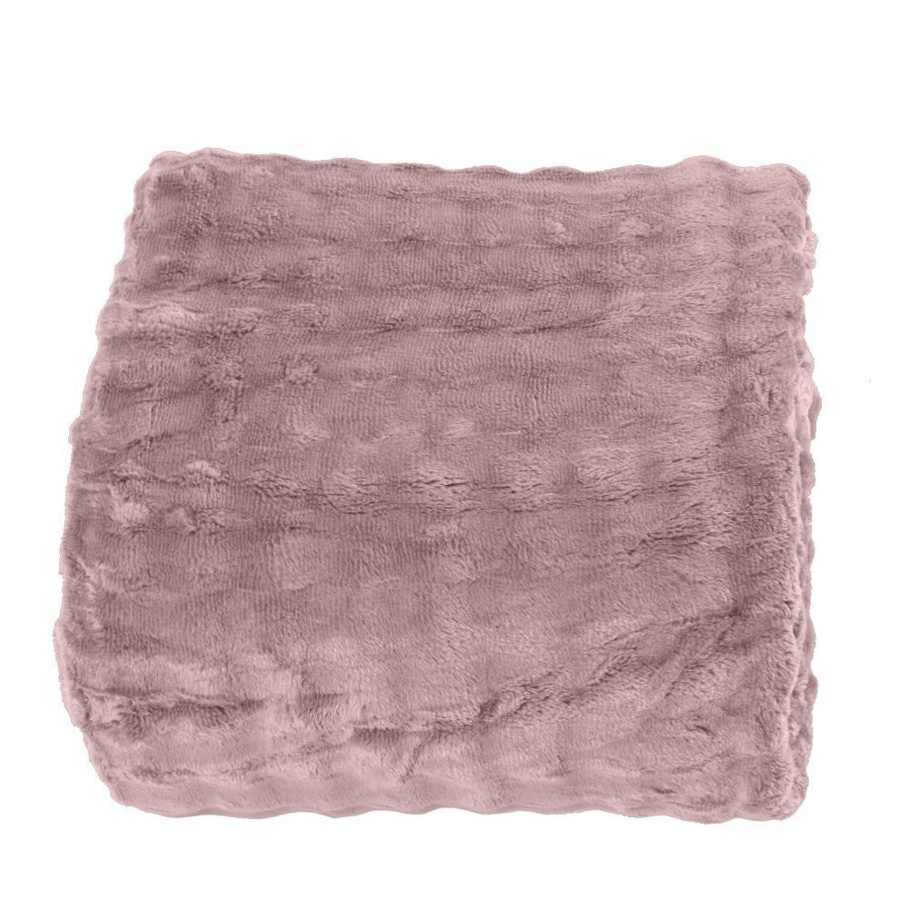 Cobertor Casal 100% Poliéster Requinte Havan Casa - Rosa