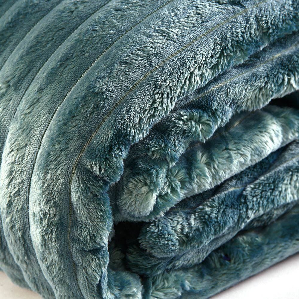 Cobertor Casal Canelado Premier Havan Casa - Verde