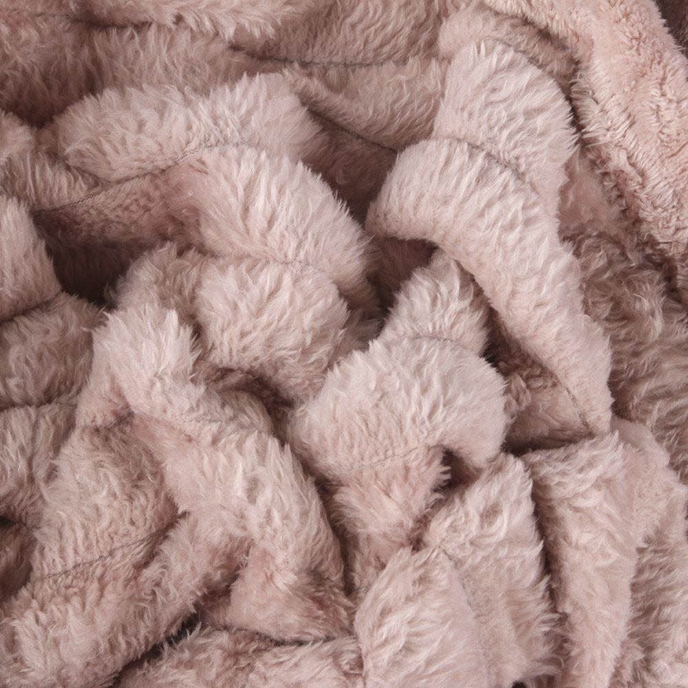 Cobertor Casal Canelado Premier Havan Casa - Rosa Claro